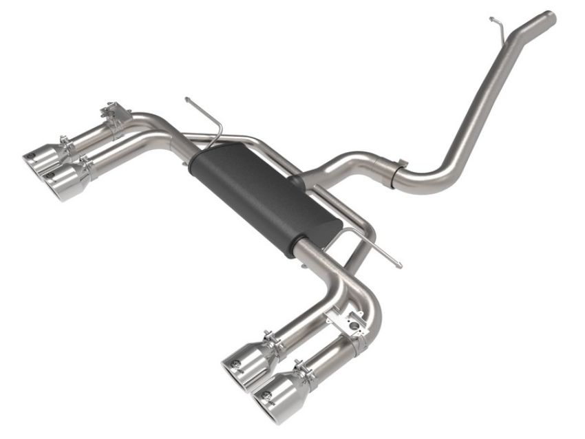 aFe Power 49-36442-P MACH Force-Xp 3 IN to 2-1/2 IN Stainless Steel Cat-Back Exhaust System Polished