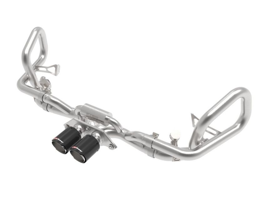 aFe Power 49-36450-C MACH Force-Xp 2-1/2 IN 304 Stainless Steel Cat-Back Exhaust w/ Carbon Fiber Tip