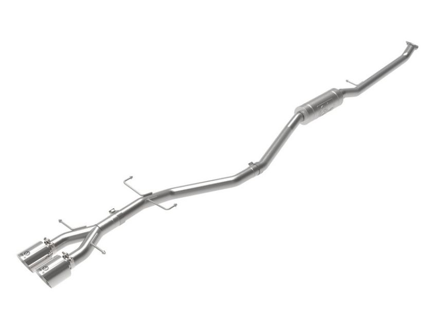 aFe Power 49-36620-P Takeda 2-1/2 IN 304 Stainless Steel Cat-Back Exhaust System w/ Polished Tips