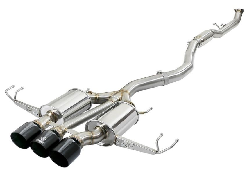 aFe Power 49-36623-B Takeda 3 IN 304 Stainless Steel Cat-Back Exhaust System w/ Black Tips