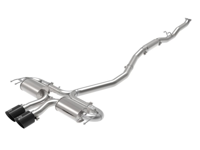 aFe Power 49-36624-B Takeda 3 IN 304 Stainless Steel Cat-Back Exhaust System w/ Black Tip