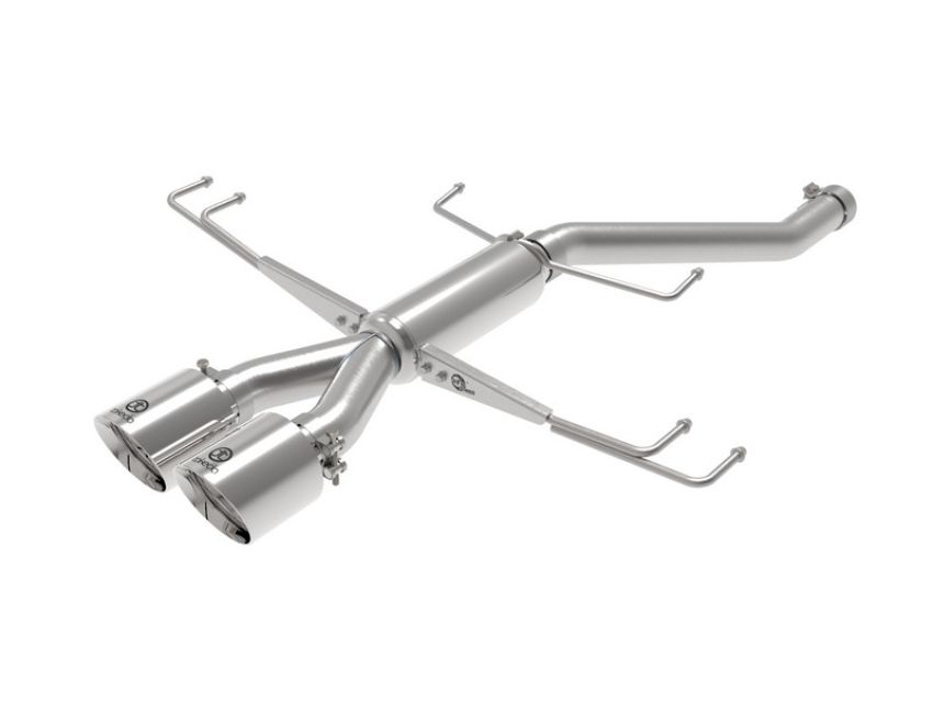aFe Power 49-36626-P Takeda 2-1/2 IN 304 Stainless Steel Axle-Back Exhaust System w/ Polished Tips
