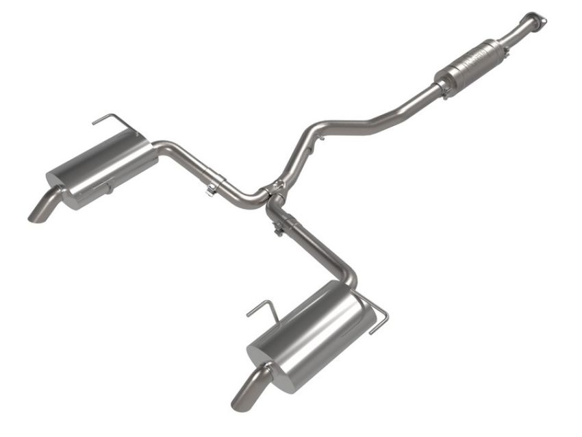 aFe Power 49-36805 Takeda 2-1/2 IN to 2-1/4 IN 304 Stainless Steel Cat-Back Exhaust System