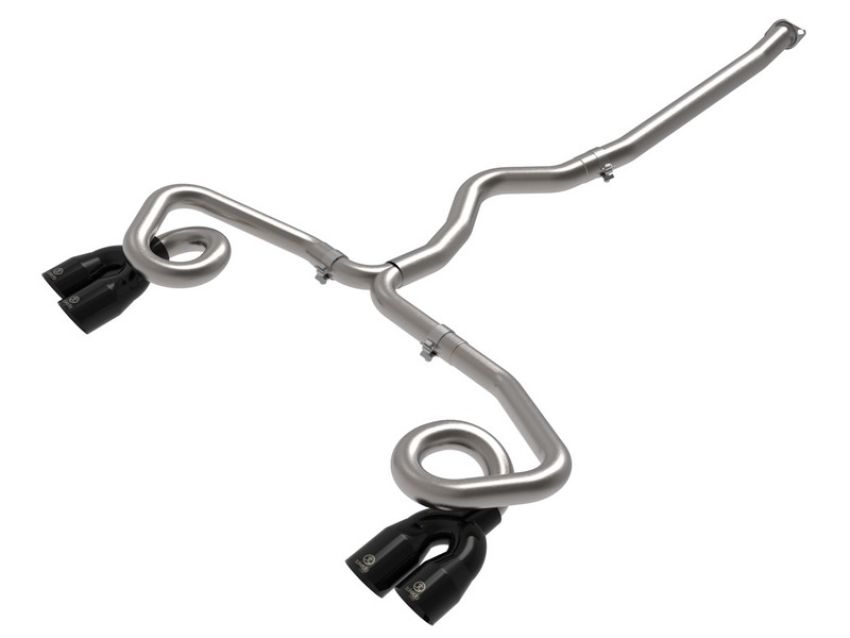 aFe Power 49-36809-B Takeda 3 IN to 2-1/2 IN 304 Stainless Steel Cat-Back Exhaust System w/ Black Tip