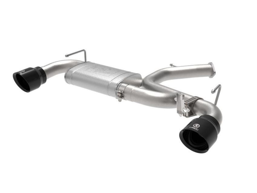 aFe Power 49-37007-B Takeda 3 IN 304 Stainless Steel Axle-Back Exhaust System w/ Black Tip
