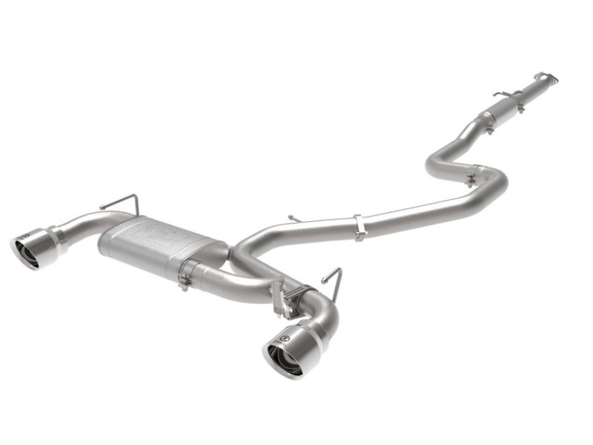 aFe Power 49-37008-P Takeda 3 IN 304 Stainless Steel Cat-Back Exhaust System w/ Polished Tip