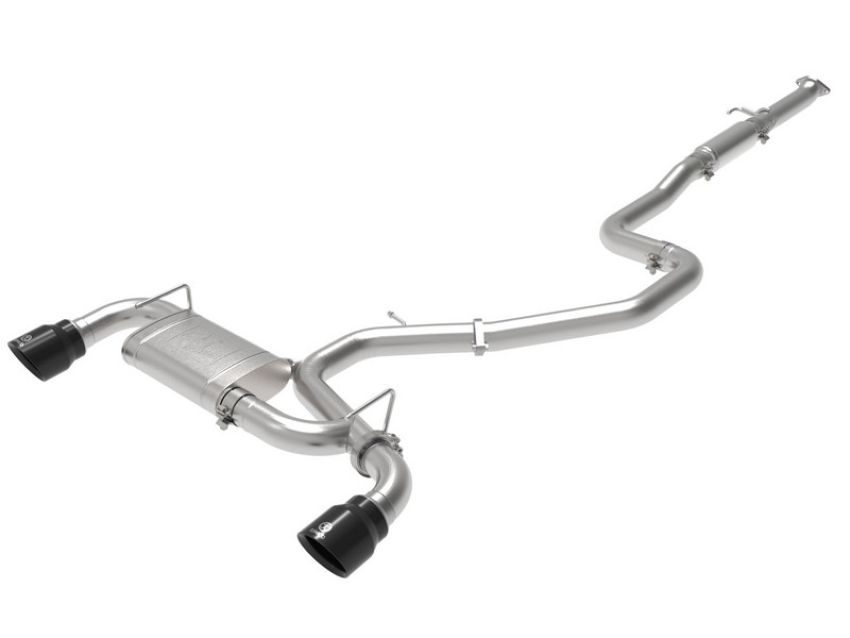 aFe Power 49-37010-B Takeda-ST 3 IN 304 Stainless Steel Cat-Back Exhaust System w/ Black Tips