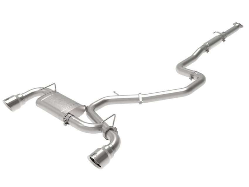 aFe Power 49-37010-P Takeda-ST 3 IN 304 Stainless Steel Cat-Back Exhaust System w/ Polished Tips
