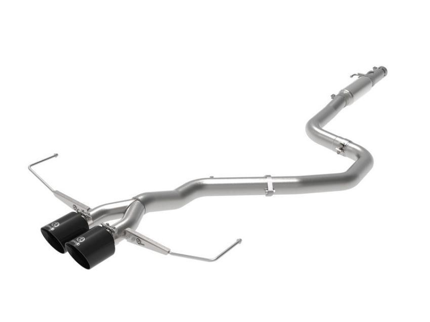 aFe Power 49-37011-B Takeda 3 IN to 2-1/2 IN 304 Stainless Steel Cat-Back Exhaust w/ Black Tip