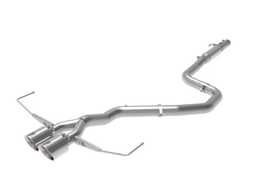 aFe Power 49-37011-P Takeda 3 IN to 2-1/2 IN 304 Stainless Steel Cat-Back Exhaust w/ Polished Tip