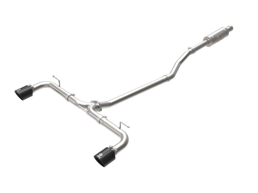 aFe Power 49-37015-B Takeda 2-1/2 IN 304 Stainless Steel Cat-Back Exhaust System w/ Black Tips