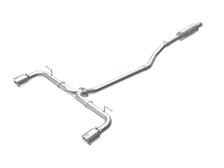 aFe Power 49-37015-P Takeda 2-1/2 IN 304 Stainless Steel Cat-Back Exhaust System w/ Polished Tips