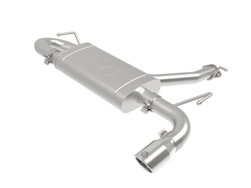 aFe Power 49-37017-P Takeda 2-1/2 IN 304 Stainless Steel Axle-Back Exhaust System w/ Polished Tips