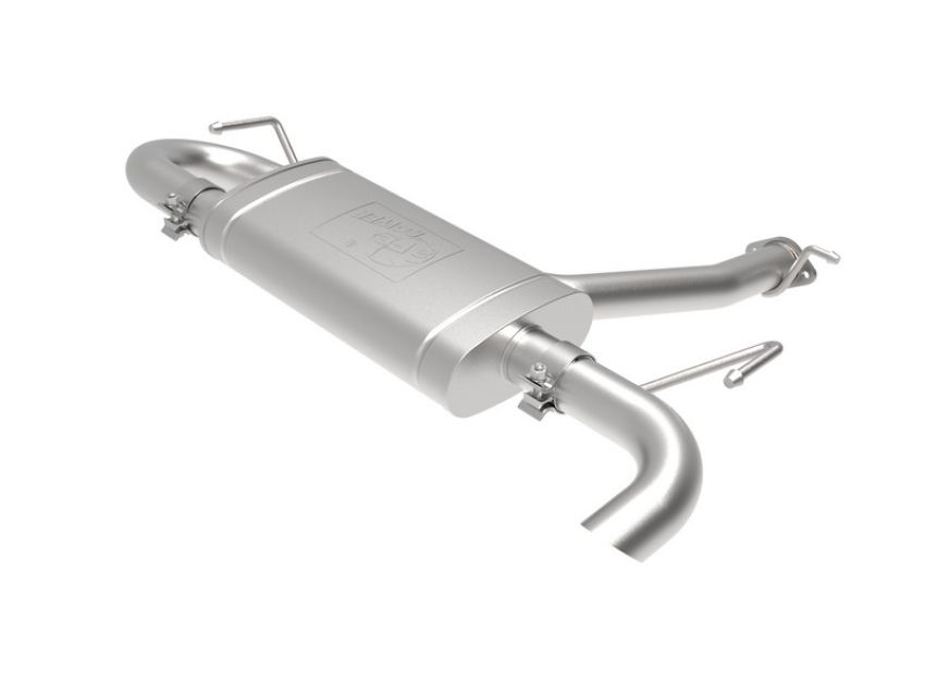 aFe Power 49-37017 Takeda 2-1/2 IN 304 Stainless Steel Axle-Back Exhaust System w/ Muffler