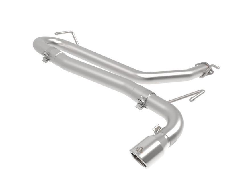 aFe Power 49-37017NM-P Takeda 2-1/2 IN 304 Stainless Steel Axle-Back Exhaust w/o Muffler Polished Tips