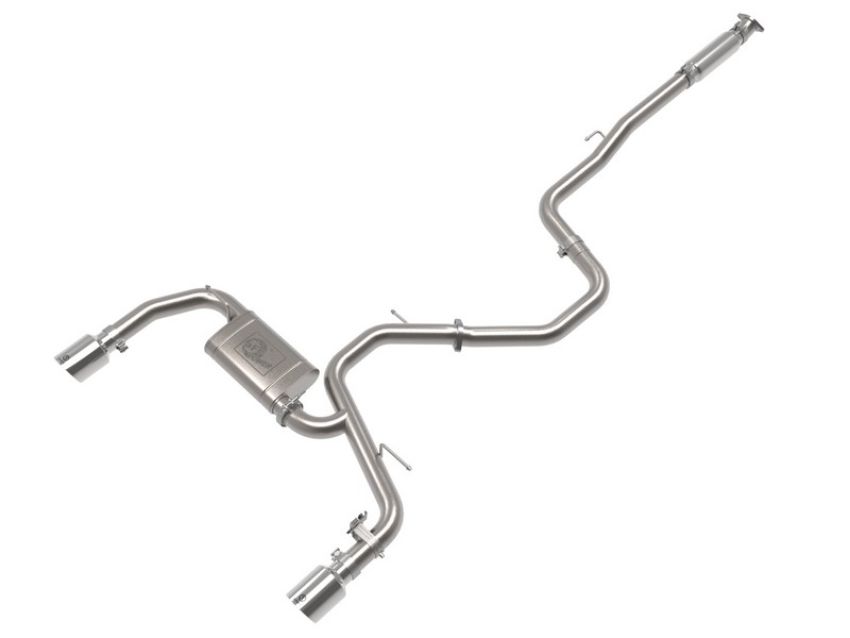 aFe Power 49-37028-P Takeda 3 IN 304 Stainless Steel Cat-Back Exhaust w/ Polished Tips