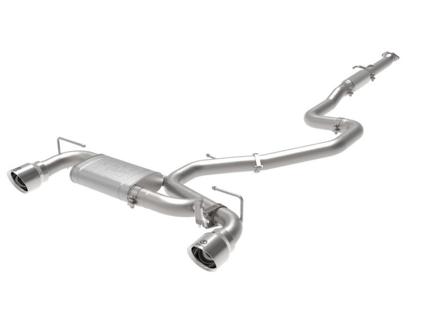 aFe Power 49-37030-P Takeda 3 IN 304 Stainless Steel Cat-Back Exhaust w/ Polished Tips