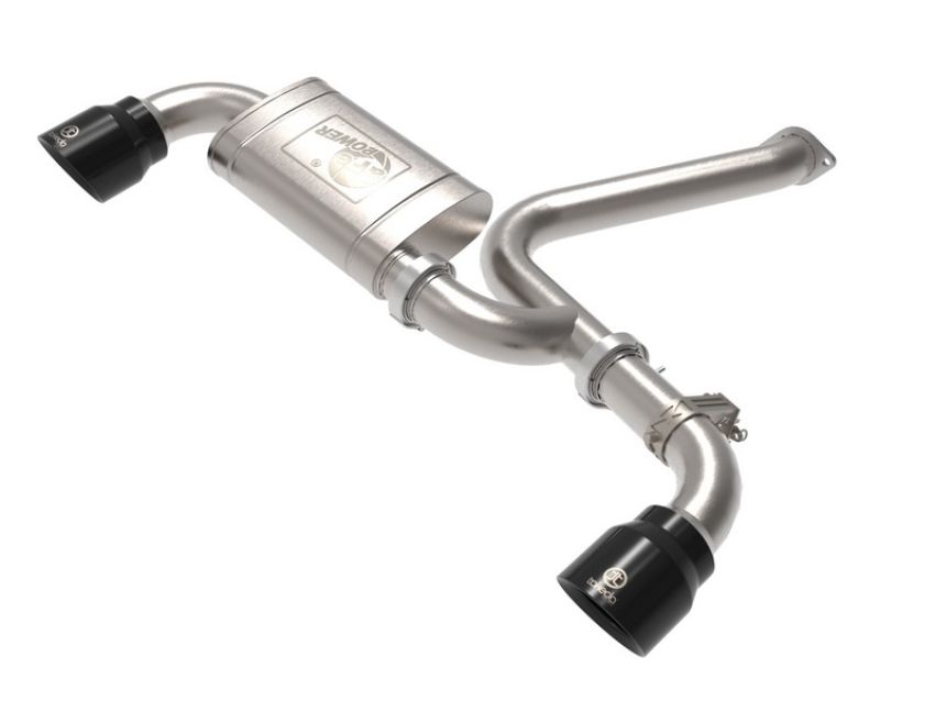 aFe Power 49-37032-B Takeda 3 IN 304 Stainless Steel Axle-Back Exhaust w/ Black Tips