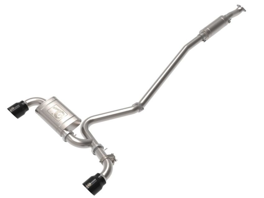 aFe Power 49-37033-B Takeda 3 IN 304 Stainless Steel Cat-Back Exhaust w/ Black Tips
