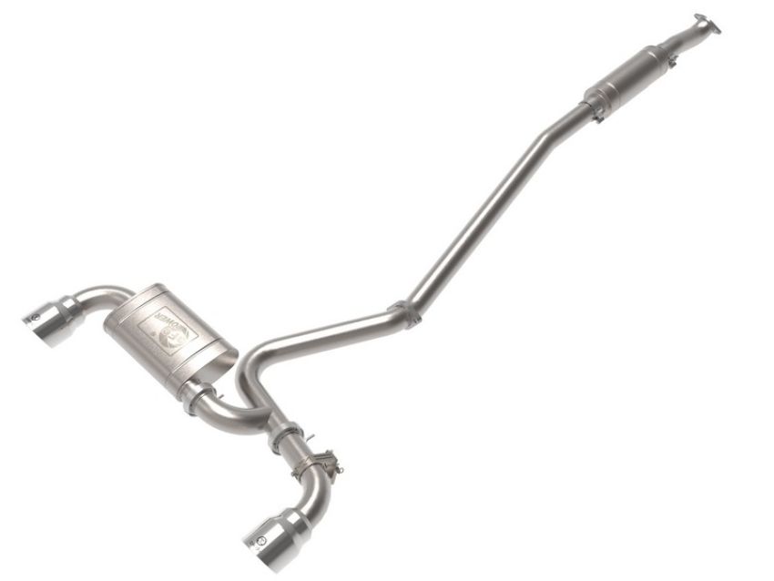 aFe Power 49-37033-P Takeda 3 IN 304 Stainless Steel Cat-Back Exhaust w/ Polished Tips