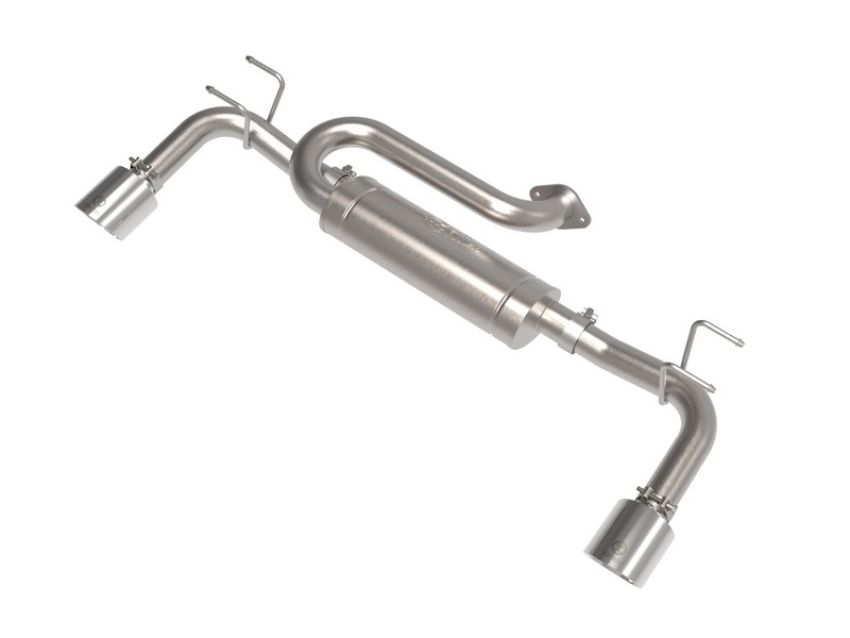 aFe Power 49-37036-P Takeda 2-1/2 IN 304 Stainless Steel Axle-Back Exhaust w/ Polished Tip