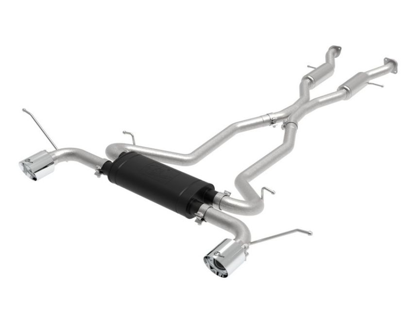aFe Power 49-38085-P Vulcan Series 3 IN 304 Stainless Steel Cat-Back Exhaust System Polished