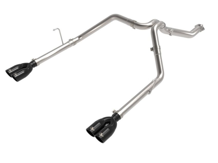 aFe Power 49-38095-B Vulcan Series 3 IN to 2-1/2 IN Stainless Steel Cat-Back Exhaust System Black