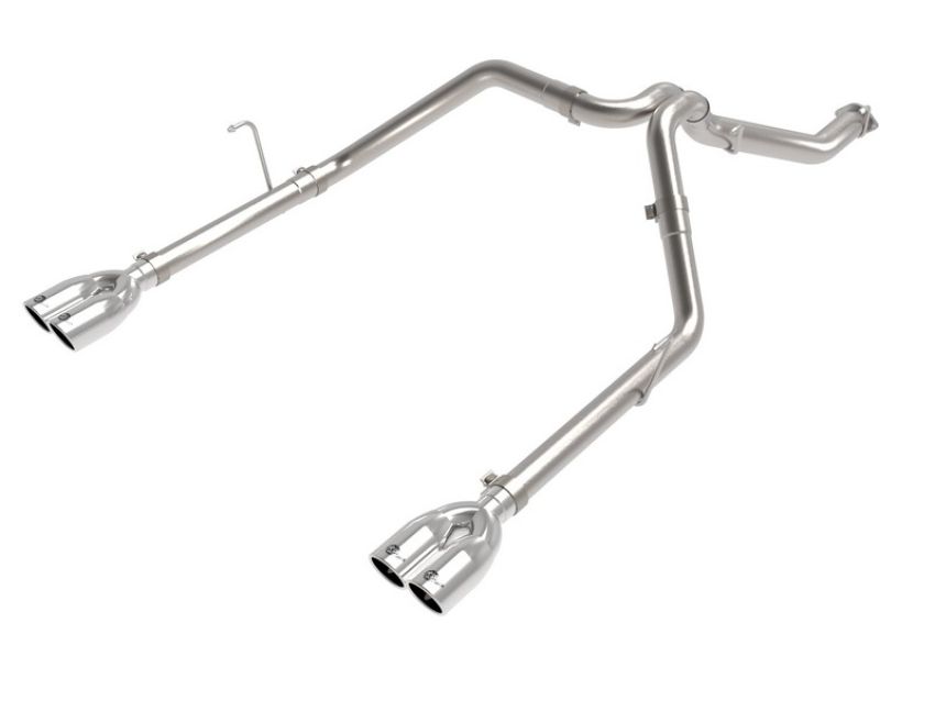 aFe Power 49-38095-P Vulcan Series 3 IN to 2-1/2 IN Stainless Steel Cat-Back Exhaust System Polished