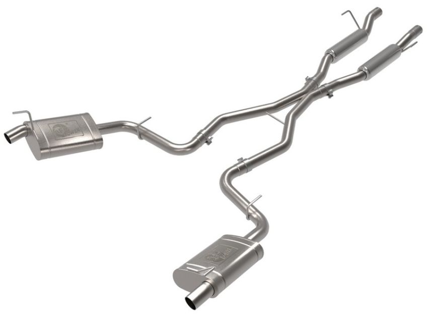 aFe Power 49-38100 Vulcan Series 2-1/4 IN to 2-1/2 IN Stainless Steel Cat-Back Exhaust System