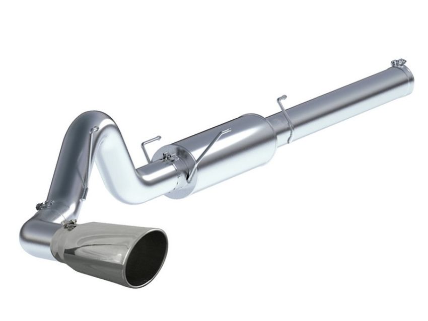 aFe Power 49-42012 Large Bore-HD 5 IN 409 Stainless Steel Cat-Back Exhaust System w/ Polished Tip