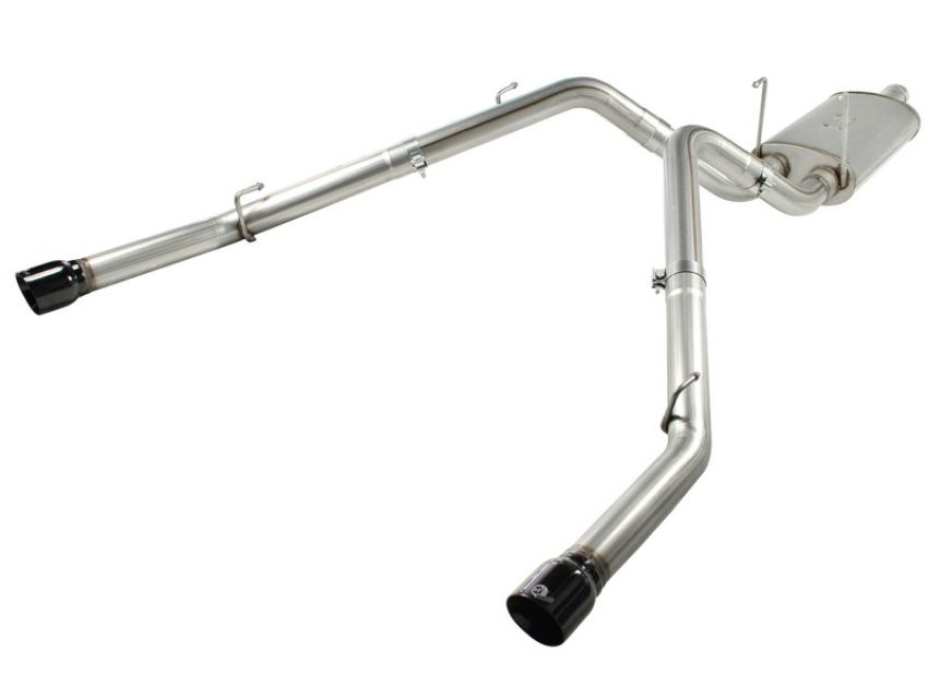 aFe Power 49-42013-B Mach Force-Xp 3 IN Cat-Back Exhaust System with Dual Gloss Black Tips