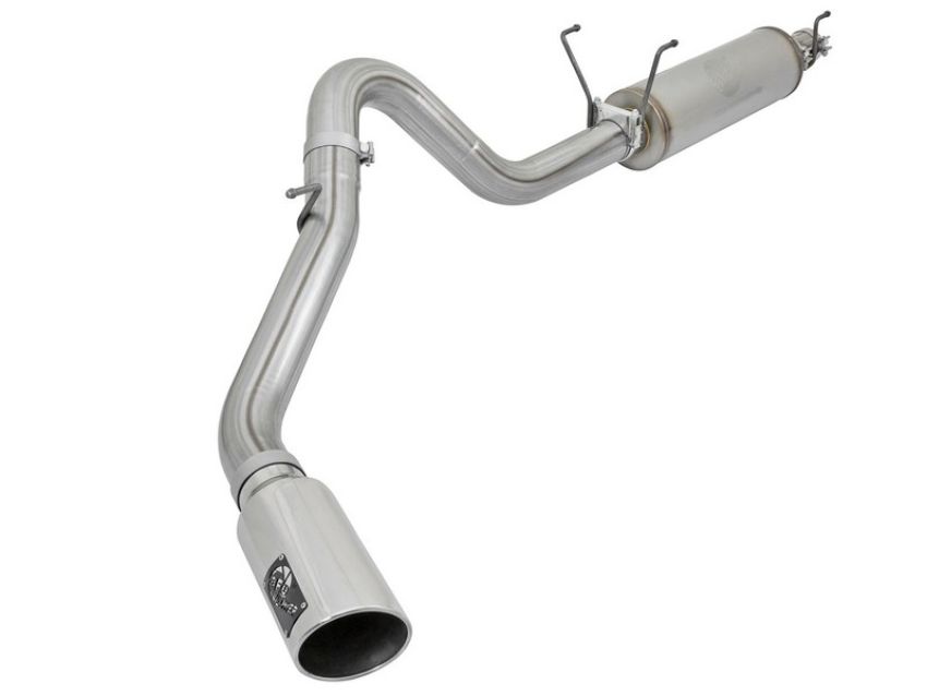 aFe Power 49-42056-P MACH   Force-Xp 4 IN 409 Stainless Steel Cat-Back Exhaust System w/ Polished Tip
