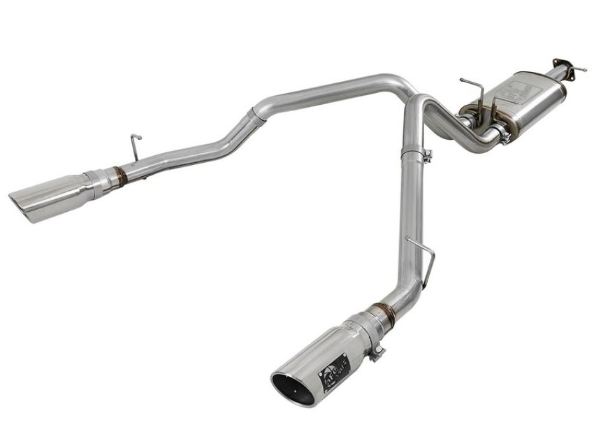 aFe Power 49-42059-P MACH Force-Xp 3 IN Stainless Steel Cat-Back Exhaust System w/ Dual Polish Tips
