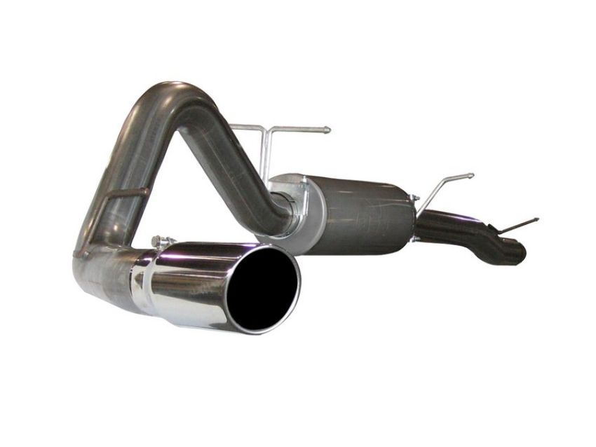 aFe Power 49-43003 Large Bore-HD 4 IN 409 Stainless Steel Cat-Back Exhaust System w/ Polished Tip