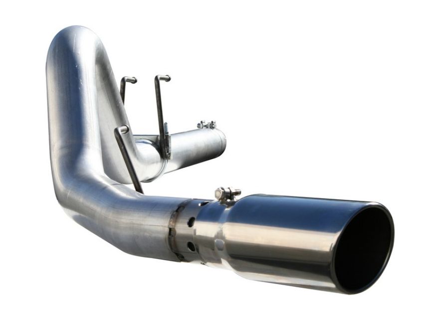 aFe Power 49-43006 Large Bore-HD 4 IN 409 Stainless Steel DPF-Back Exhaust System