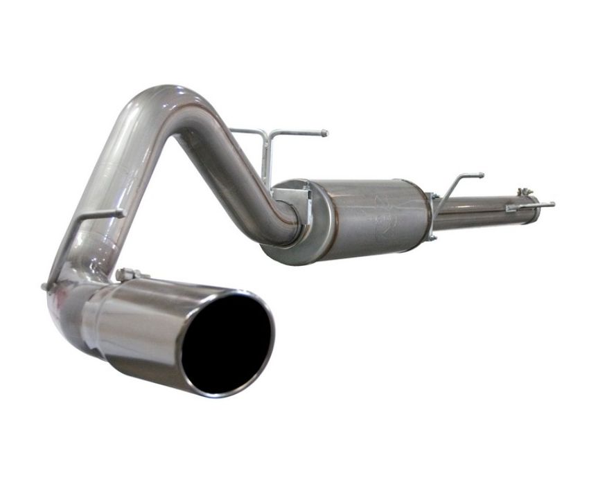 aFe Power 49-43009 Large Bore-HD 4 IN 409 Stainless Steel Cat-Back Exhaust System w/ Polished Tip