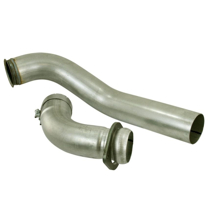 aFe Power 49-43025-1 Large Bore-HD 4 IN 409 Stainless Steel Downpipe