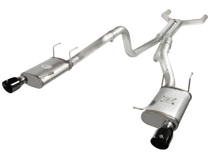 aFe Power 49-43049-B MACH Force-Xp 3 IN 409 Stainless Steel Cat-Back Exhaust System w/Black Tip