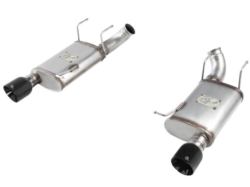 aFe Power 49-43052-B MACH Force-Xp 3 IN 409 Stainless Steel Axle-Back Exhaust System w/Black Tip