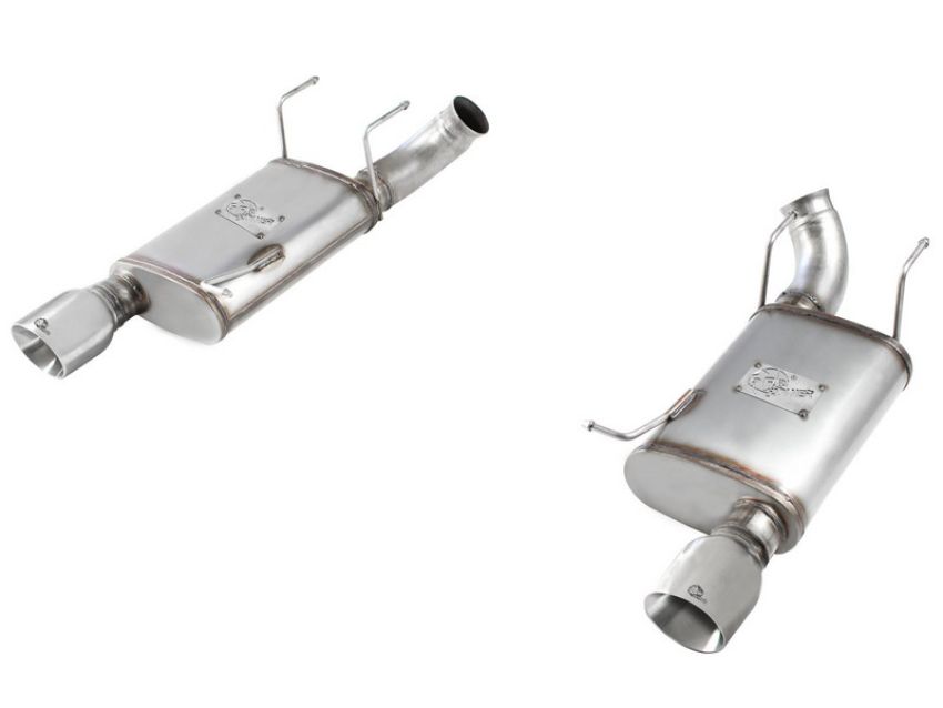 aFe Power 49-43052-P MACH Force-Xp 3 IN 409 Stainless Steel Axle-Back Exhaust System w/Polished Tip