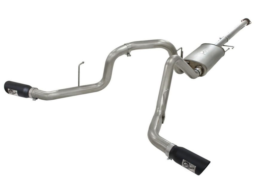 aFe Power 49-43056-B MACH Force-Xp 3 IN 409 Stainless Steel Cat-Back Exhaust System w/Black Tip