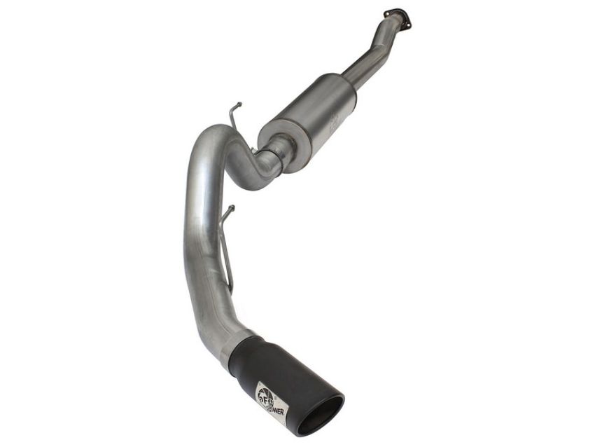 aFe Power 49-43069-B MACH Force-Xp 4 IN Stainless Steel Cat-Back Exhaust System w/Black Tip