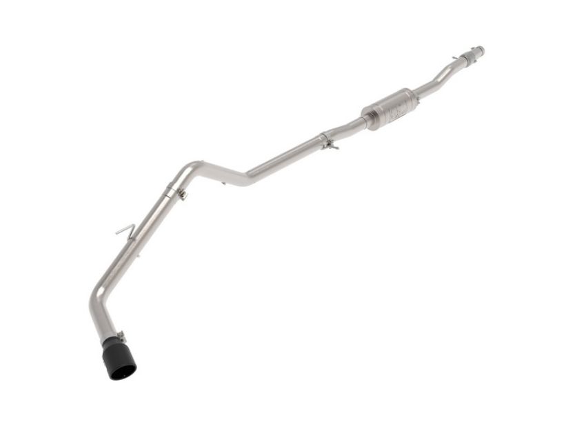 aFe Power 49-43115-B Apollo GT Series 3 IN 409 Stainless Steel Cat-Back Exhaust System w/ Black Tip