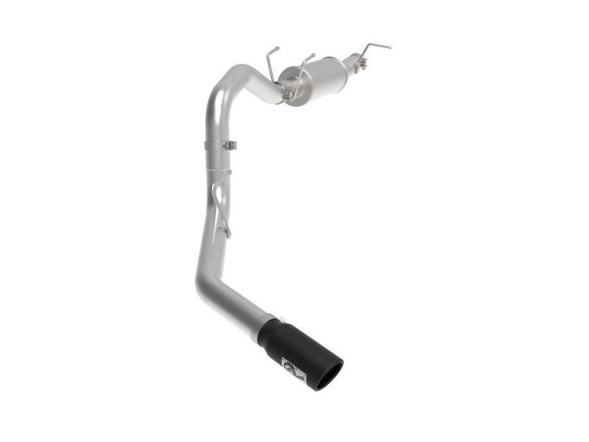 aFe Power 49-43116-B Apollo GT Series 3-1/2 IN Stainless Steel Axle-Back Exhaust System w/ Black Tip