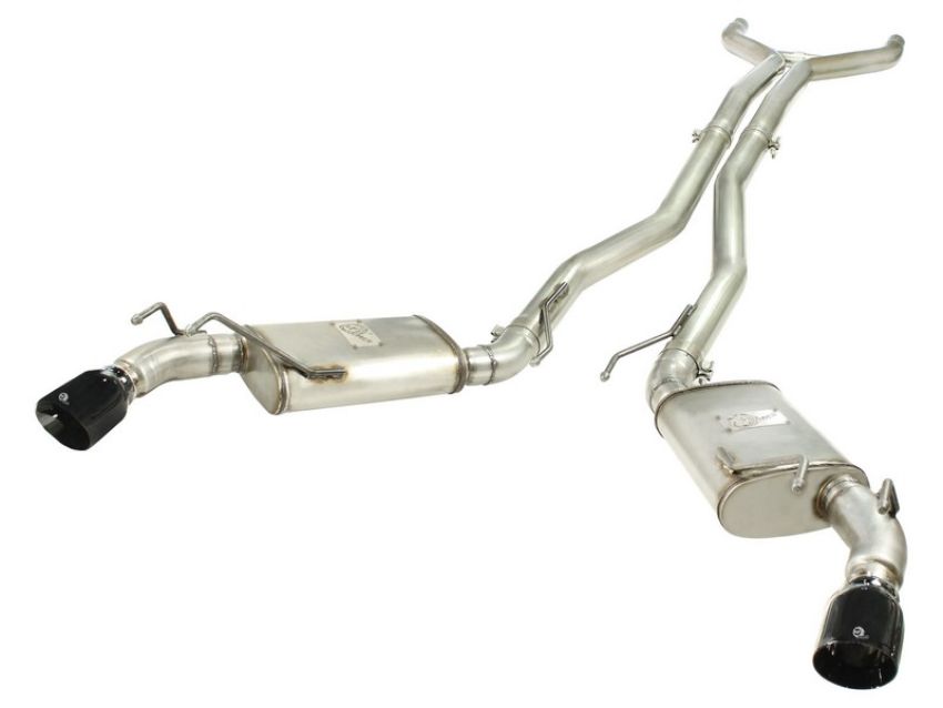 aFe Power 49-44039-B MACH Force-Xp 3 IN 409 Stainless Steel Cat-Back Exhaust System w/Black Tip
