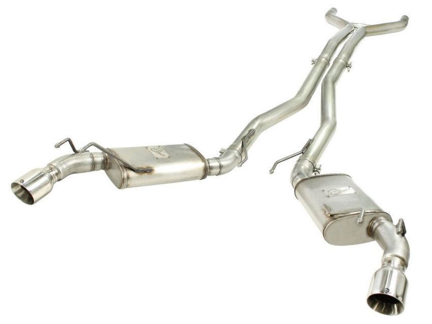 aFe Power 49-44039-P MACH Force-Xp 3 IN 409 Stainless Steel Cat-Back Exhaust System w/Polished Tip