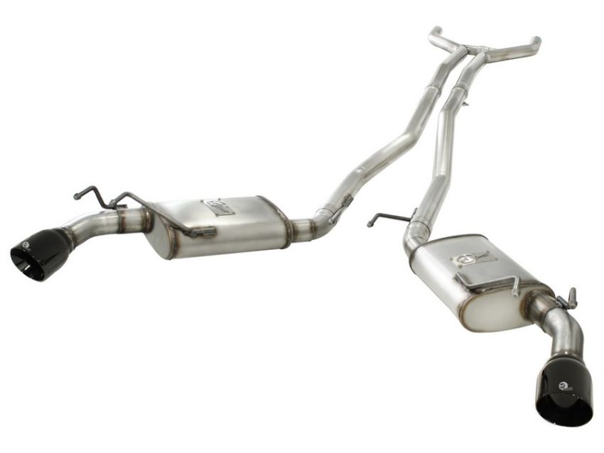 aFe Power 49-44042-B MACH Force-Xp 2-1/2in 409 Stainless Steel Cat-Back Exhaust System w/Black Tip