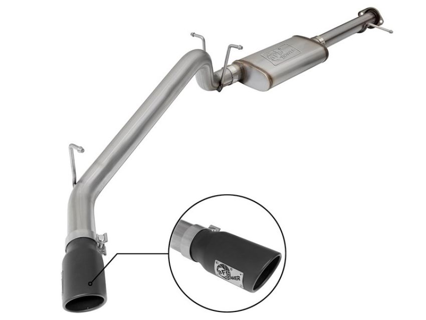 aFe Power 49-44058-B MACH Force-Xp 3 IN 409 Stainless Steel Cat-Back Exhaust System w/Black Tip