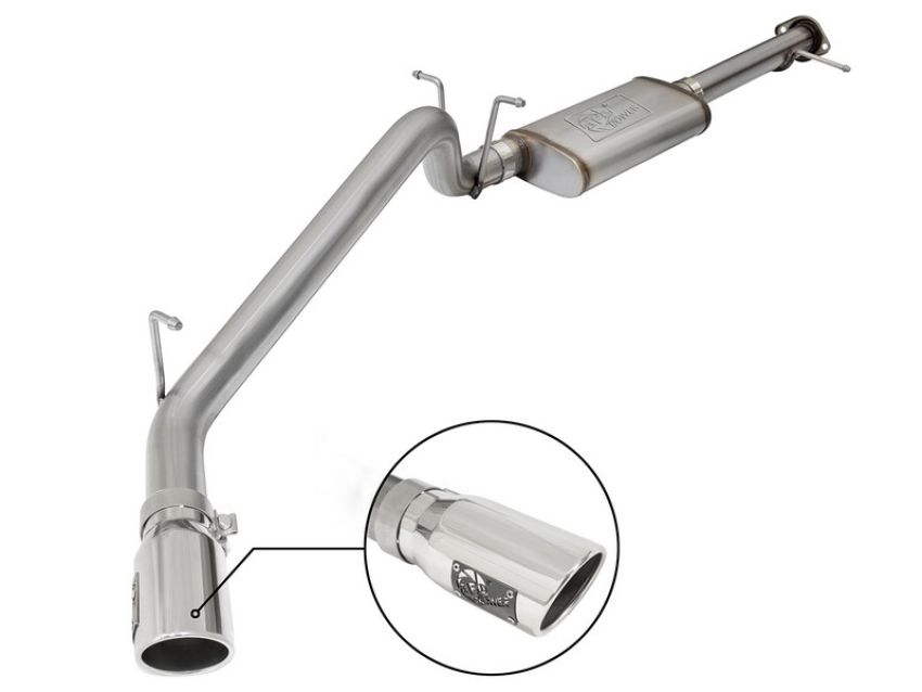 aFe Power 49-44058-P MACH Force-Xp 3 IN 409 Stainless Steel Cat-Back Exhaust System w/Polished Tip