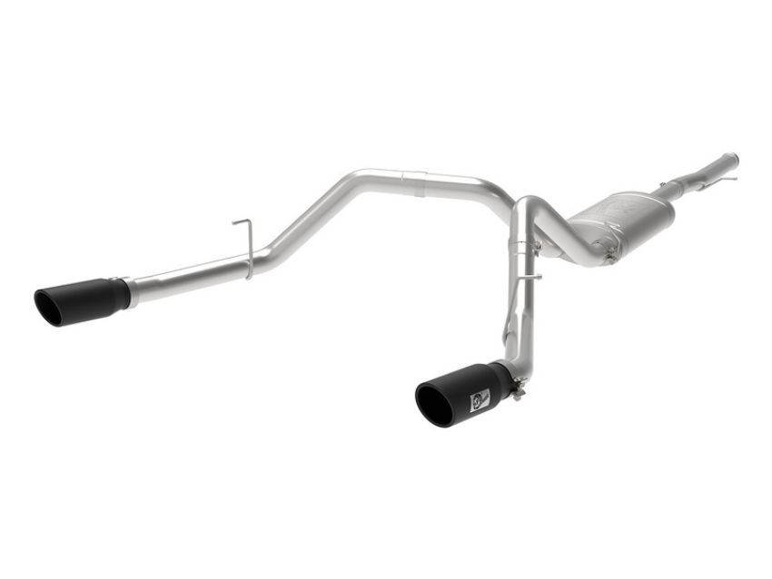 aFe Power 49-44111-B Apollo GT Series 3 IN 409 Stainless Steel Cat-Back Exhaust System w/ Black Tip